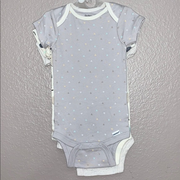 Gerber Organic Cotton Baby Unisex Safari Bodysuit set - Picture 6 of 11